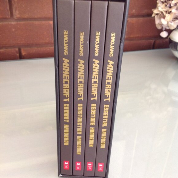 Minecraft Four Book Complete Set Housed in a Slipcase - Picture 1 of 11